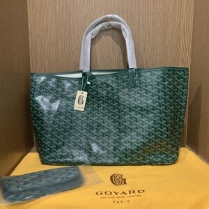 Goyard Green Tote Bag